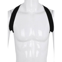 Rude Rider Elastic X-Back Harness Black