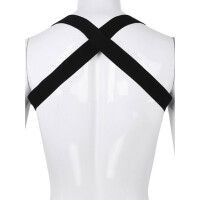 Rude Rider Elastic X-Back Harness Black