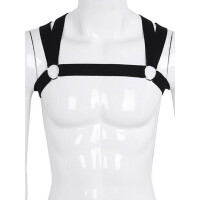 Rude Rider Elastic Double Shoulder Harness Black