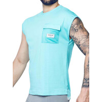 Supawear Wide-Cut Tank Turquoise Blue