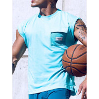 Supawear Wide-Cut Tank Turquoise Blue