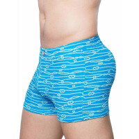 2Eros V20 Print Swim Trunk Swimwear Manrope Blue