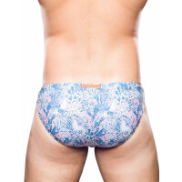 2Eros Print Swim Briefs V20 Swimwear Coral Teal