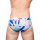 2Eros Print Swim Briefs V10 Insignia Turquoise