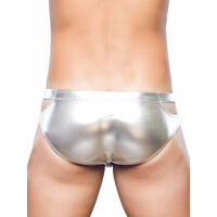 2Eros Metalux Swim Brief VB31 Swimwear Silver