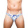 2Eros Print Swim Briefs V20 Swimwear Seascape White