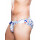 2Eros Print Swim Briefs V20 Swimwear Seascape White