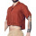 2eros Cropped Linen Shirt Bombay Brown