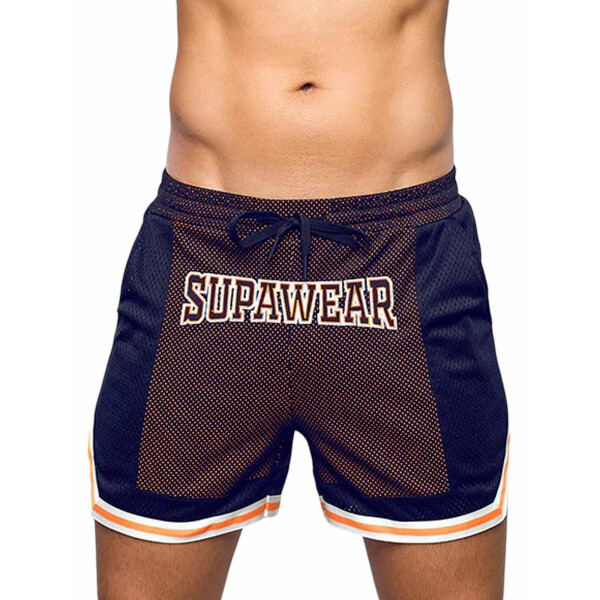 Supawear Swish Mesh Shorts Neon Orange