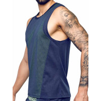 Supawear Swish Mesh Singlet Neon Green