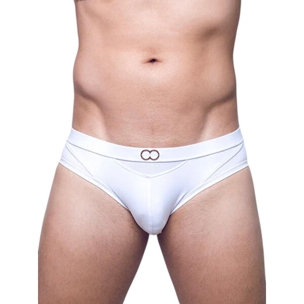 2Eros Swim Brief VB13 BLK Label White