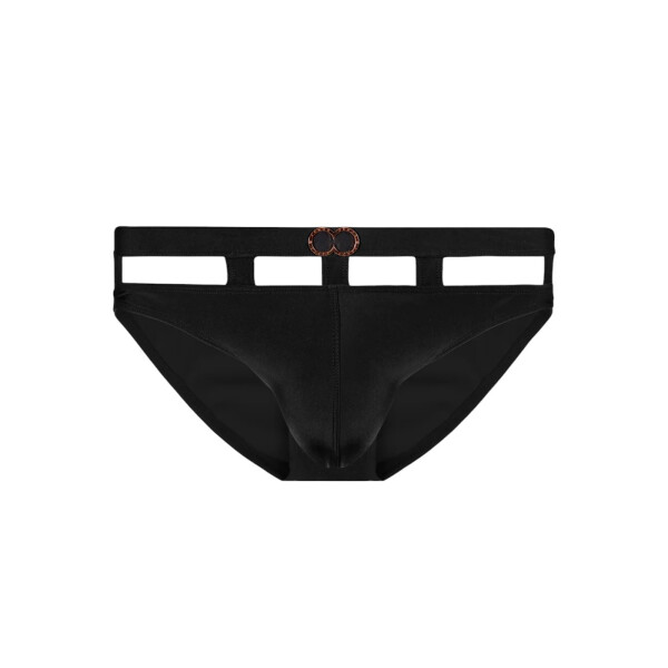 2Eros BLK Label No.7 Swim Brief Black