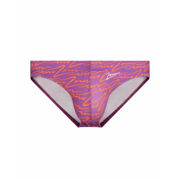 2Eros V20 Signature Print Swim Brief Purple
