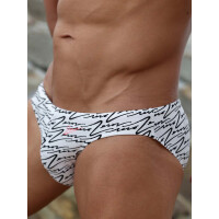 2Eros V20 Signature Print Swim Brief B&W