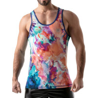 ToF Paris Tie Dye Tank Top Blue
