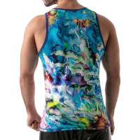 ToF Paris Tie Dye Tank Top Blue