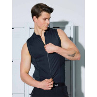 Supawear Gym2Street Zip-up Vest Black