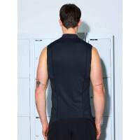 Supawear Gym2Street Zip-up Vest Black