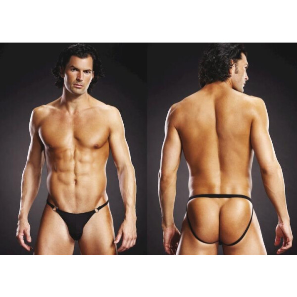 BLUE LINE Thong schwarz L/XL