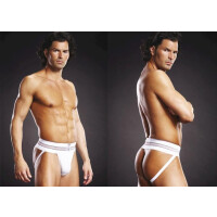 BLUE LINE Performance Microfiber Jock Strap weiß S/M